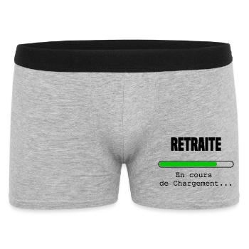 Retraite en cours de chargement - Boxer Homme - gris chiné - Devant