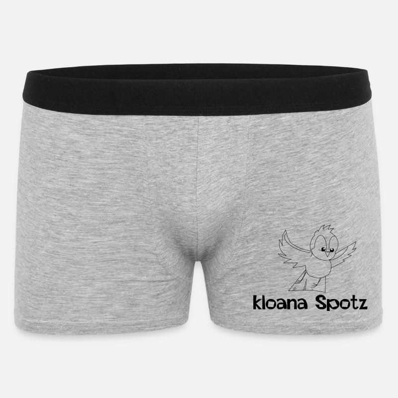 kloana Spotz-kleiner Spatz, dialecte autrichien - Boxer Homme - gris chiné