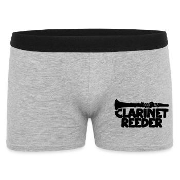 Clarinet mouthpiece - Men's Boxer Shorts - heather grey - Front