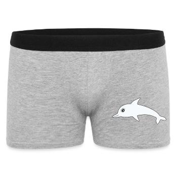 Dolphin Dolphins - Men's Boxer Shorts - heather grey - Front