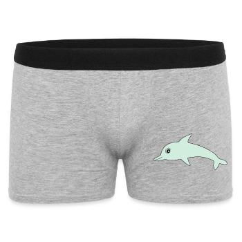 Dolphin Dolphins - Men's Boxer Shorts - heather grey - Front