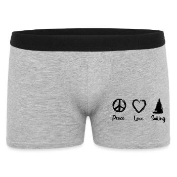 Sailing Love - Men's Boxer Shorts - heather grey - Front