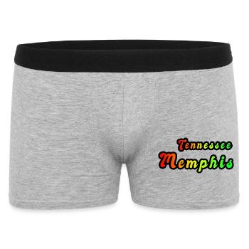 Motif arc-en-ciel de Memphis Tennessee - Boxer Homme - gris chiné - Devant