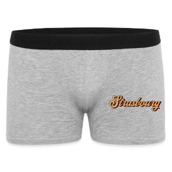 Vintage Strasbourg France - Men's Boxer Shorts - heather grey - Front
