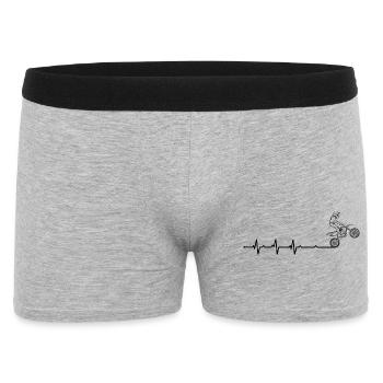 BMX Daredevil Silhouette - Boxer Homme - gris chiné - Devant