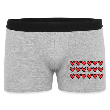 CHRISTMAS. YEAR. ANNIVERSARY. RETIREMENT. FATHER'S DAY - Men's Boxer Shorts - heather grey - Front