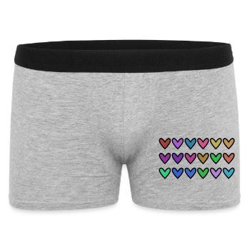 CHRISTMAS. YEAR. ANNIVERSARY. RETIREMENT. FATHER'S DAY - Men's Boxer Shorts - heather grey - Front