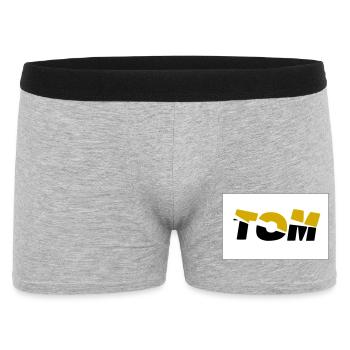Tom - Männer Boxer Shorts - Grau meliert - Vorne