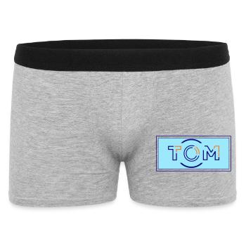 Tom - Men's Boxer Shorts - heather grey - Front