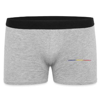 tricolore RO - Männer Boxer Shorts - Grau meliert - Vorne