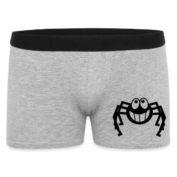 Araignée riant - Boxer Homme - gris chiné - Devant