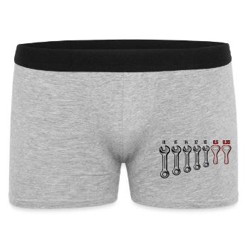 Clé de l’artisan - Décapsuleur - Boxer Homme - gris chiné - Devant
