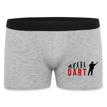 Ecolution Dart - Männer Boxer Shorts - Grau meliert - Vorne