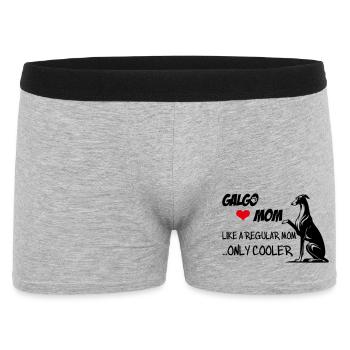 Galgo Mom - Men's Boxer Shorts - heather grey - Front