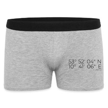 coordonnées Lübeck - Boxer Homme - gris chiné - Devant