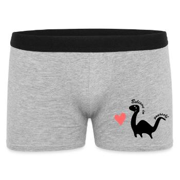 belive in yourself - Men's Boxer Shorts - heather grey - Front
