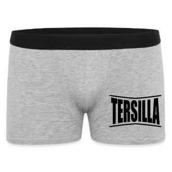 Tersilla t-shirt t-shirt idée cadeau - Boxer Homme - gris chiné - Devant