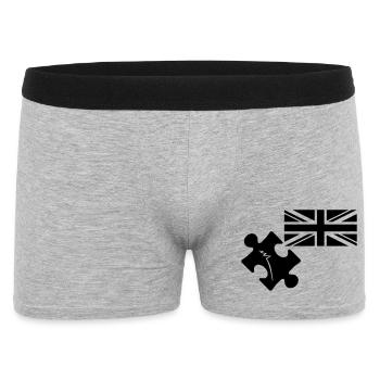Puzzle John Spilsbury - Boxer Homme - gris chiné - Devant