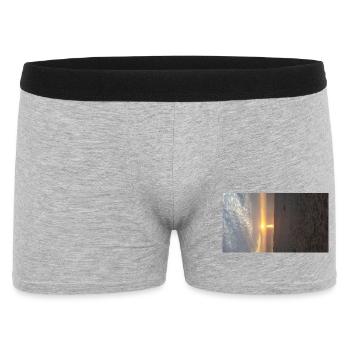 JensJensen - Männer Boxer Shorts - Grau meliert - Vorne