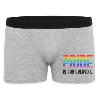 LGBT Pride Month - Pride is for everyone - Men's Boxer Shorts - heather grey - Front