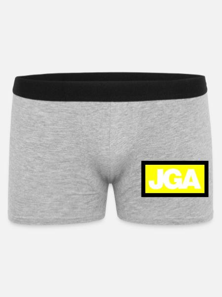 JGA SIMPLE - Emblem 3C - Men's Boxer Shorts - heather grey