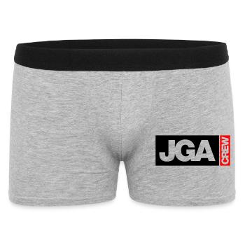 Equipage d’enterrement de vie de garçon - Emblème - Boxer Homme - gris chiné - Devant