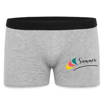 VACANCES. BONNES VACANCES. MAÎTRESSE. MAÎTRE. PROF - Boxer Homme - gris chiné - Devant