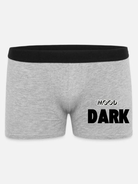Mood: Dark - Men's Boxer Shorts - heather grey