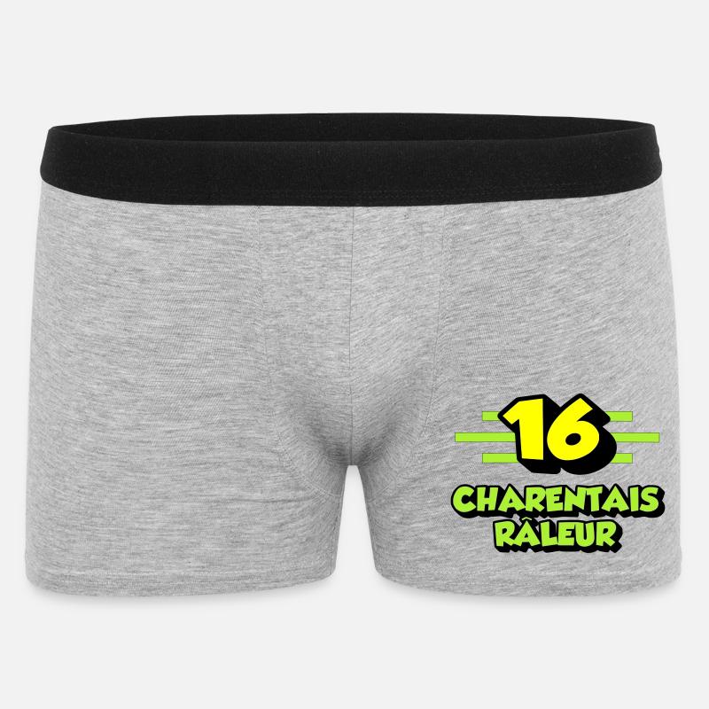 Beschwerdende Charentais - Männer Boxer Shorts - Grau meliert