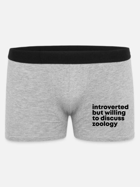 Zoology Zoology Zoology - Men's Boxer Shorts - heather grey
