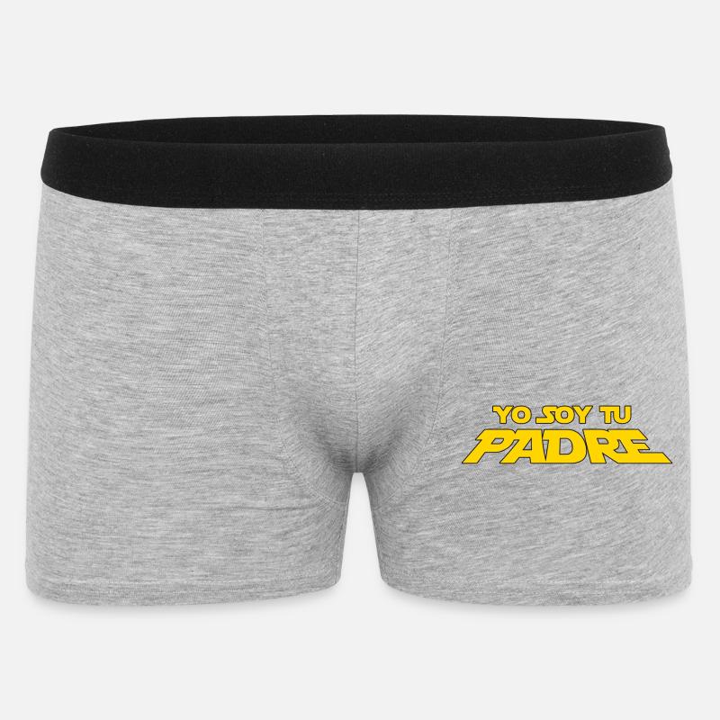 Ich bin dein Vater - Männer Boxer Shorts - Grau meliert