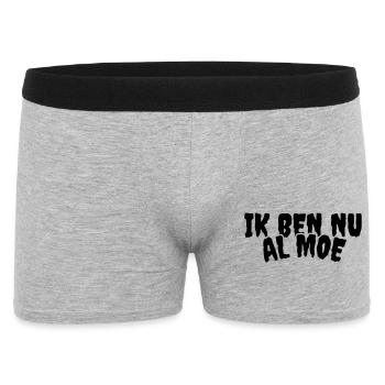 For those who are already tired before the day starts # - Men's Boxer Shorts - heather grey - Front