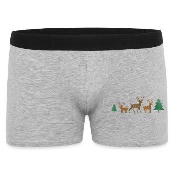 Noël - Boxer Homme - gris chiné - Devant