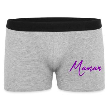MOTHER'S DAY. HEART. HAPPY BIRTHDAY. MOM - Men's Boxer Shorts - heather grey - Front