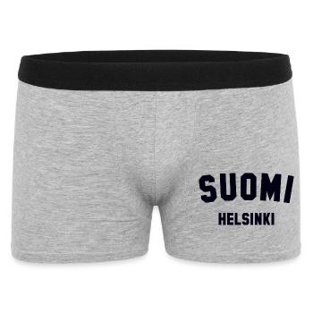 HELSINKI Suomi Finland - Men's Boxer Shorts - heather grey - Front