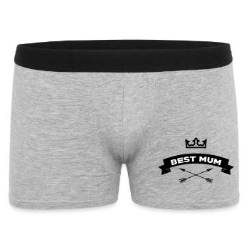 Meilleure Maman - Fête des Mères - Boxer Homme - gris chiné - Devant