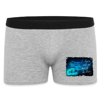 Nagez à travers les étoiles - Boxer Homme - gris chiné - Devant