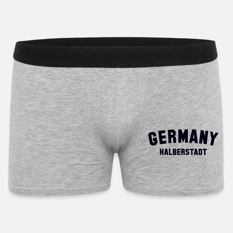 HALBERSTADT Germany - Männer Boxer Shorts - Grau meliert
