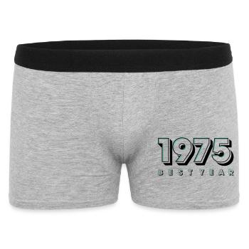 T-shirt en coton année 1975 - Boxer Homme - gris chiné - Devant