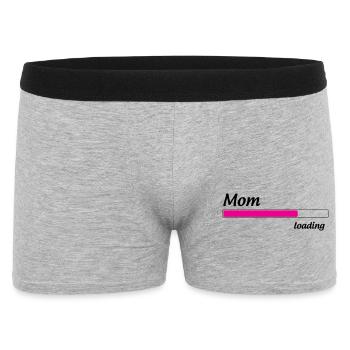 Maman loading... Please Wait - Future Mère - Boxer Homme - gris chiné - Devant