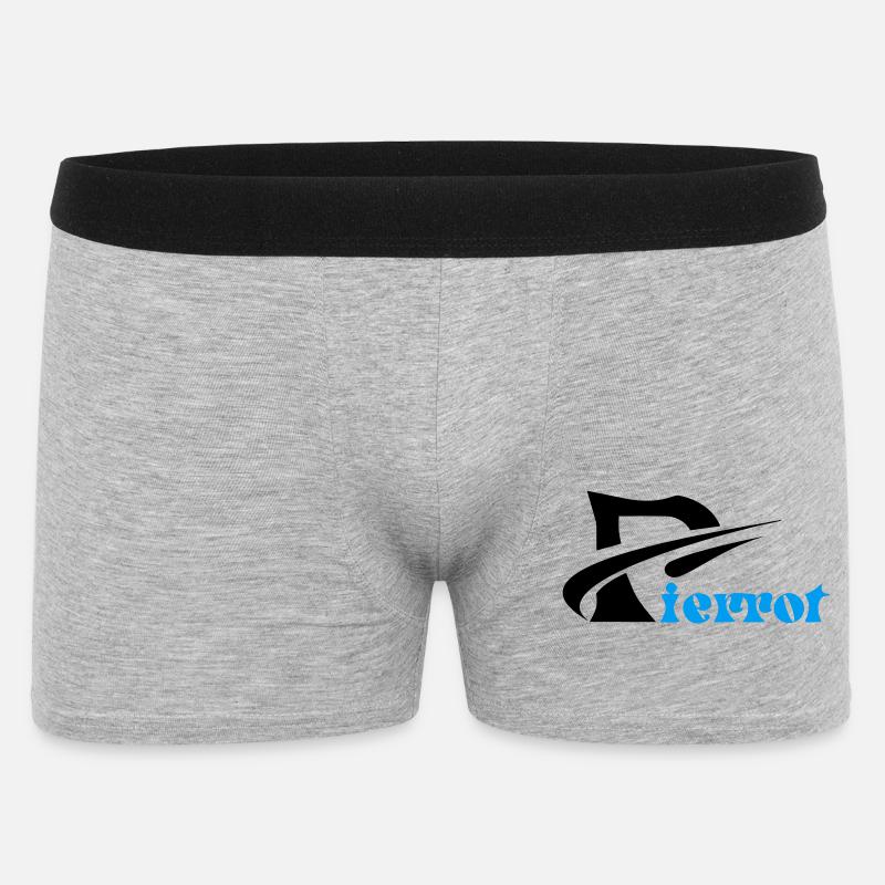 Pierrot - Männer Boxer Shorts - Grau meliert