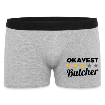 Average Butcher - Men's Boxer Shorts - heather grey - Front
