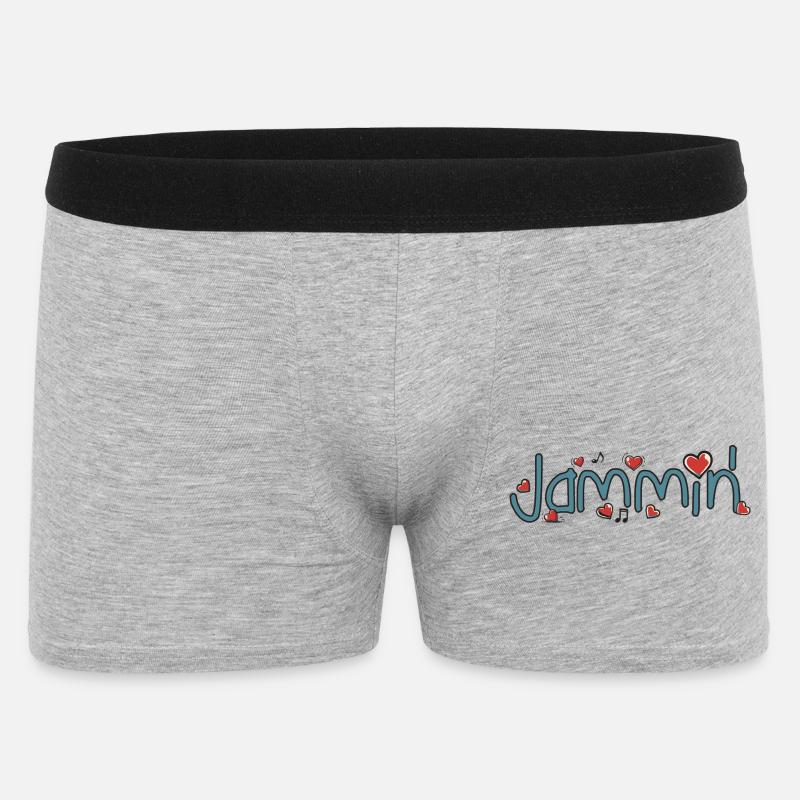 Jammin' - Boxer Homme - gris chiné