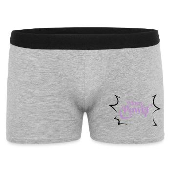 Mom power - Men's Boxer Shorts - heather grey - Front