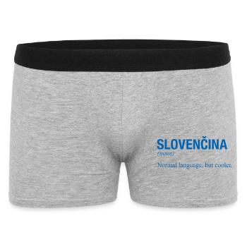 SLOVENCINA Slovak Slovakia - Men's Boxer Shorts - heather grey - Front