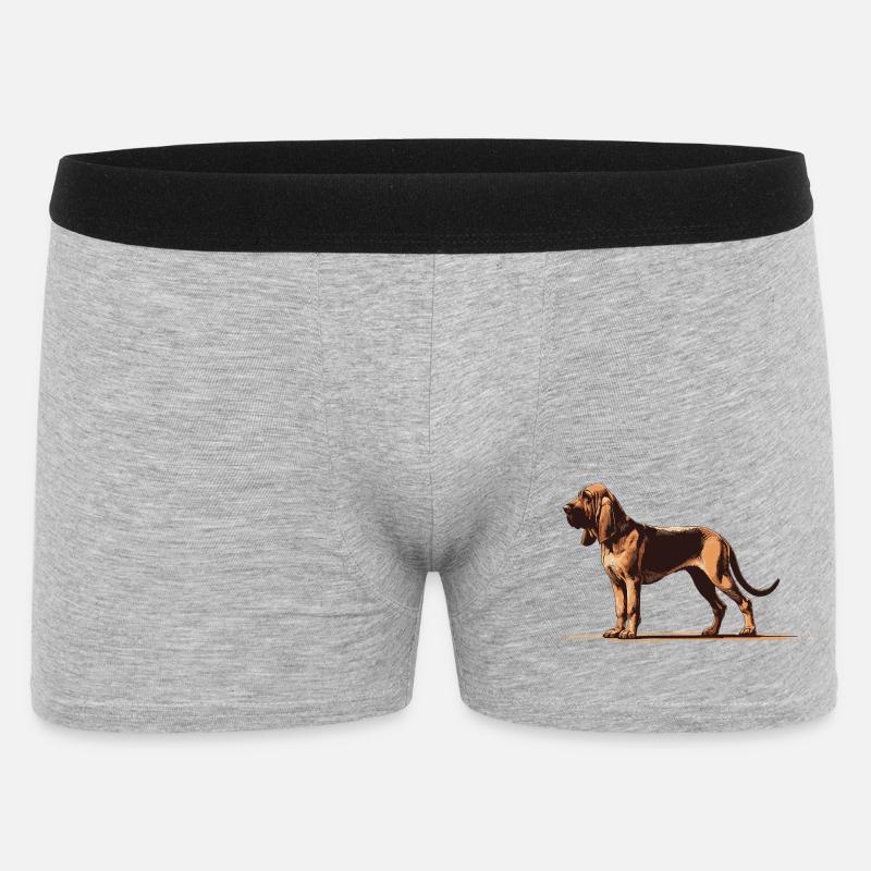 Limier - Boxer Homme - gris chiné