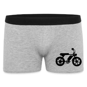 Fatbike - Men's Boxer Shorts - heather grey - Front