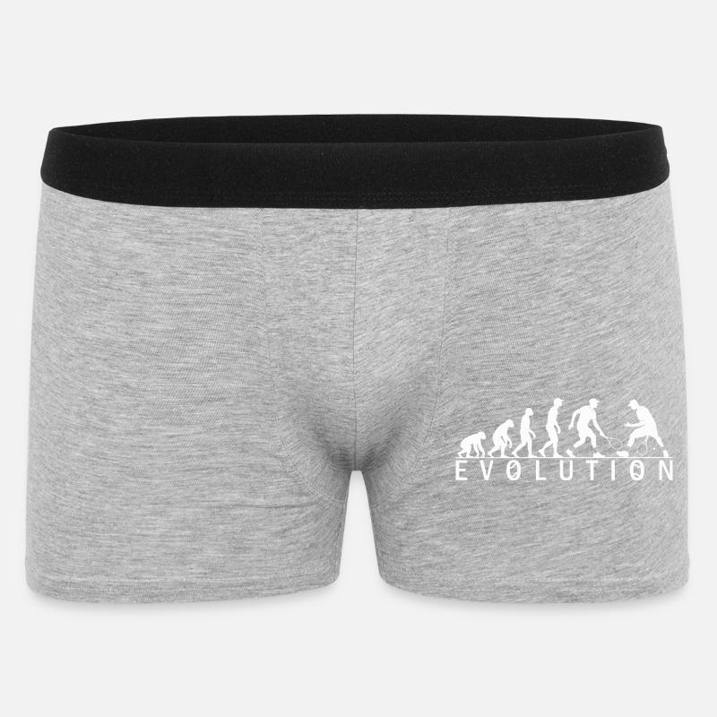 Tennis evolution tweener shirt - Männer Boxer Shorts - Grau meliert