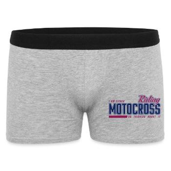 Riding Motocross - MX Riding - Men's Boxer Shorts - heather grey - Front