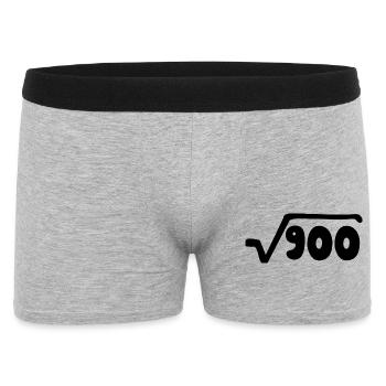 Birthday 30 years - or anniversary - Men's Boxer Shorts - heather grey - Front